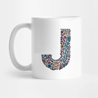 Tropical Letter J Mug